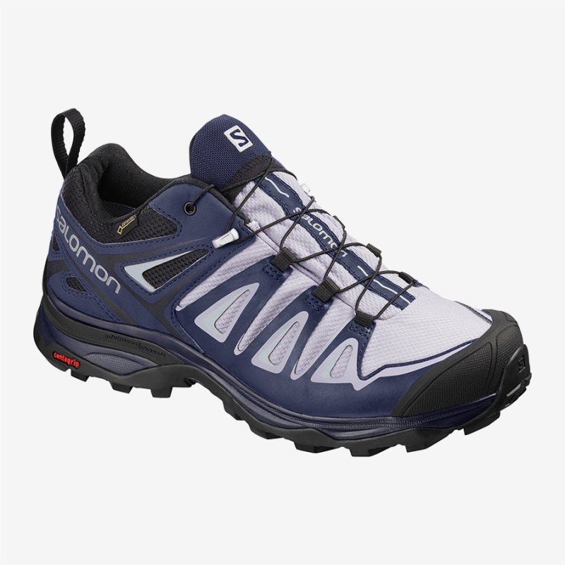 Salomon X ULTRA 3 GTX W Womens Hiking Shoes Lavender UK LGAN